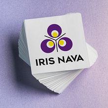 Logotipo Iris Nava. Un proyecto de Br, ing e Identidad, Creatividad, Diseño, Diseño de logotipos y Diseño gráfico de Montaña Pulido Cuadrado - 30.04.2018