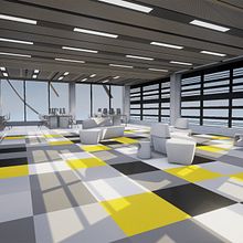Unreal Office. Un proyecto de 3D de Pedro Zamora - 03.12.2018