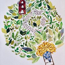 Mi Proyecto del curso: Introducción a la ilustración infantil “Ricitos de Oro y los tres Osos”. Projekt z dziedziny R i sunek ołówkiem użytkownika Ruby Lopez Zenteno - 04.12.2018