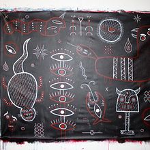 Entre les lignes. Fine Arts, Traditional illustration, and Painting project by Mickael Brana - 12.04.2018
