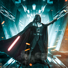 Darth Vader FF: Retoque fotográfico y efectos visuales. Art Direction, and Photo Retouching project by Juan Soto - 12.04.2018