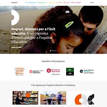 Magnet - Fundació Jaume Bofill. Un progetto di Web development di David Ramírez - 05.03.2018