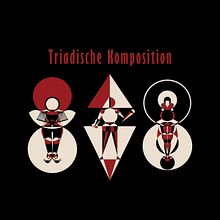Triadische Komposition. Sketching, Pencil Drawing, Artistic Drawing, Design, and Poster Design project by Sonia Margea - 12.07.2018