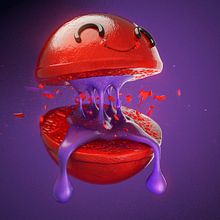Carameliz. 3D, Art Direction, 3D Character Design, Graphic Design, 3D Modeling, Advertising, and Photo Retouching project by Jassir Chiroque Fernandez - 12.08.2018