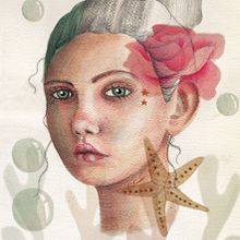 LA CHICA DEL AGUA. Un progetto di Belle arti e Illustrazione tradizionale di pat mendo - 08.12.2018