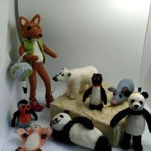 Mi Proyecto del curso: Needle felting: creación de personajes con lana y aguja. 3D Animation project by Mariluz Tomillo Ovejero - 12.10.2018