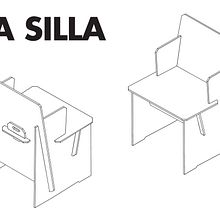 Silla de madera construida a través de encajes. Arts, Crafts, Design, Furniture Design, Making & Industrial Design project by Jonathan S.Peña - 05.20.2016