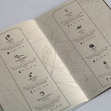 Discovering the Balearics | Ginbo Menu. Un proyecto de Diseño editorial de Amanda Nolla Wilhelm - 17.04.2018