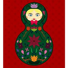 Matryoshka. Un progetto di Character design, Illustrazione tradizionale e Illustrazione vettoriale di Fred Vega - 11.12.2018
