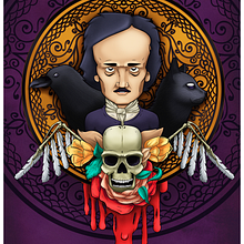 Edgar Allan Poe - Fanart. Un progetto di Illustrazione digitale e Illustrazione vettoriale di Giovany Ramirez - 11.12.2018