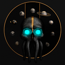 Cthulhu Skull. Un progetto di 3D, Illustrazione tradizionale e Modellazione 3D di Giovany Ramirez - 04.12.2018