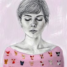 Mi Proyecto del curso: Retrato con lápiz, técnicas de color y Photoshop. Projekt z dziedziny  Sztuki piękne, R, sunek ołówkiem, Portret, Trad, c i jna ilustracja użytkownika Nata Manrikovsky - 11.12.2018