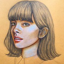 Mi Proyecto del curso: Ilustración con pastel y lápices de colores. Fine Arts, Artistic Drawing, Portrait Drawing, and Traditional illustration project by Nata Manrikovsky - 12.11.2018