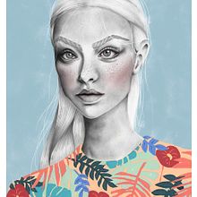 Mi Proyecto del curso: Retrato con lápiz, técnicas de color y Photoshop. Pencil Drawing, Artistic Drawing, and Traditional illustration project by elisabet navarro martínez - 12.12.2018