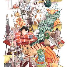 El taller. Editorial Design, and Traditional illustration project by Enrique Molina - 12.11.2018
