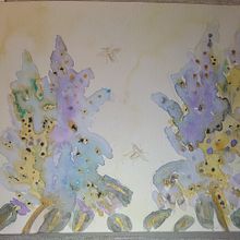 Lilas. Watercolor Painting project by VAS - 12.12.2018