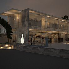 Casa en la costa . Un proyecto de 3D, Arquitectura, Arquitectura digital, Arquitectura interior, Concept Art, Diseño, Diseño de iluminación, Diseño de interiores, Fotografía digital, Ilustración tradicional y Modelado 3D de Alexander Pulido meralla - 17.04.2019