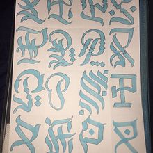 ABC estiloso . Un progetto di Disegno di Seba Pereyra - 13.12.2018