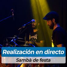 Realización en directo - Sambà de festa. Een project van Film, video en televisie,  Muziek, Televisie y  Video van Raimon Cartró - 24.05.2018