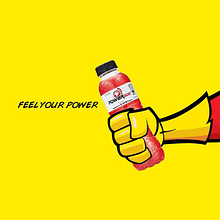 PowerAde. Un progetto di Direzione artistica, Graphic design e Illustrazione digitale di David Rodríguez - 13.09.2012