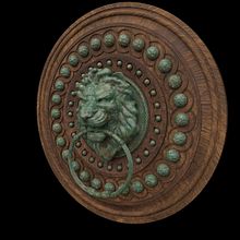 Lion Door Knocker. 3D project by Manuel Muñoz - 12.14.2018