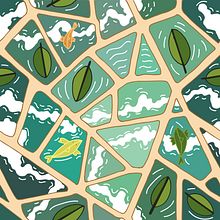 Colección de Patterns 2018  . % Lina Fernanda Ramirez Lamprea tarafından hazırlanan Desen Tasarımı, Vektör İllüstrasyonu, Ve Baskı projesi - 12.17.2018