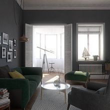 ArchViz - Interior . 3D project by Max Holzer - 01.15.2018