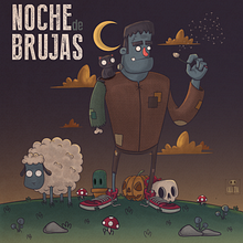 Proyecto para noche de brujas. Un proyecto de Diseño de personajes de Maximiliano Montani - 18.12.2018