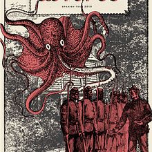 Mi Proyecto del curso: Cartelismo ilustrado Cartel del grupo imaginario "Octopus". Collage project by Abel Moriarty - 12.18.2018