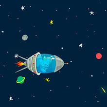 Road to the Earth - Corto con Adobe Animate. Un proyecto de Animación, Animación 2D, Animación de personajes y Diseño de personajes de Miguel Camacho Gordaliza - 19.12.2018