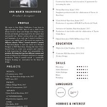 C V. Design, Design de produtos, e Design gráfico projeto de Ana Maria Valdivieso - 19.12.2018
