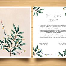 Mi Proyecto del curso: Invitación de boda. Projekt z dziedziny W i darzenia użytkownika Marina Benito - 16.01.2019