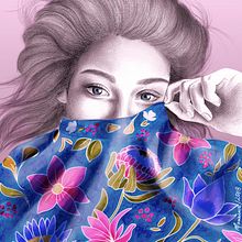 Mi Proyecto del curso: Retrato con lápiz, técnicas de color y Photoshop. Un proyecto de Ilustración tradicional de María González - 20.12.2018