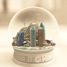 Goodbye 2018 - Welcome 2019 . Un progetto di Animazione 3D e Motion graphics di Borja Alami Vidal - 20.12.2018