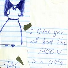 Luna. Drawing, and Writing project by Laura Garcia - 12.20.2018