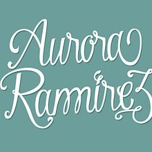 Mi Proyecto del curso: Lettering cursivo para logotipos. Lettering project by Aurora Ramírez Collado - 12.21.2018