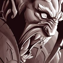 CHAOS_WAR. Fine Arts, Concept Art, Creativit, Drawing, Artistic Drawing, Design, Lighting Design, Character Design, Traditional illustration, and Digital Illustration project by Adrià Bernabeu Cañabate - 07.06.2013
