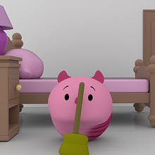 Monster Inc.: Into The Piglet´s World(trailer de animacion 3D). Un progetto di Animazione 3D di Nelson Misael Cuevas Richardson - 24.12.2018
