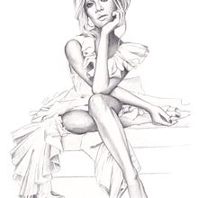 Fiesta!!. Un proyecto de Dibujo de Retrato e Ilustración tradicional de Rosa García - 24.12.2018