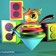 Mi Proyecto del curso: Introducción exprés al 3D: de cero a render con Cinema 4D. Een project van 3D van Noe Acedo - 25.12.2018