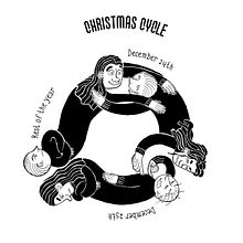 Feliz, no tan perfecta, Navidad. Artistic Drawing, Editorial Design, Graphic Design, Traditional illustration, and Paper Craft project by goide - 12.21.2018
