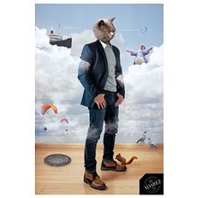EL HOMBRE GATO. Photo Retouching project by Juan Manuel Álvarez Pérez - 12.25.2018