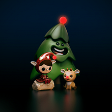 Navidad. 3D, Design, 3D Character Design, and 3D Modeling project by Adrián Pastorizzo - 12.25.2018