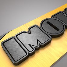 Logo Imoto. 3D project by ENMANUEL RONDON - 12.27.2018