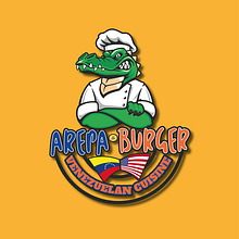 Logo Arepa Burger. Un proyecto de Diseño de logotipos de Julio Betancourt - 28.09.2018