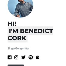 Pagina web cantante en Londres Ein Projekt aus dem Bereich Webentwicklung von Nacho Lopez Toral - 28.10.2018