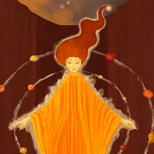 Altar a Remedios Varo . Ilustrație tradițională de Diana Alderete - 11.20.2018