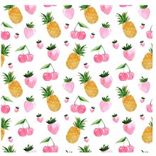 Nuevo proyecto Estampados Textiles-Frutas. Un proyecto de Pattern Design de Rosana Garcia Torrelles - 29.12.2018