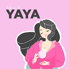 Jabones de Yaya / Logo Illustration. Logo Design, Character Design, and Traditional illustration project by lashmit Alcalá - 05.14.2018