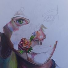 Ilustracion fantacia. Un proyecto de Arte urbano, Concept Art, Creatividad, Dibujo, Dibujo artístico, Dibujo de Retrato, Diseño gráfico, Ilustración tradicional y Pintura de Jose Buso Torres - 30.12.2018